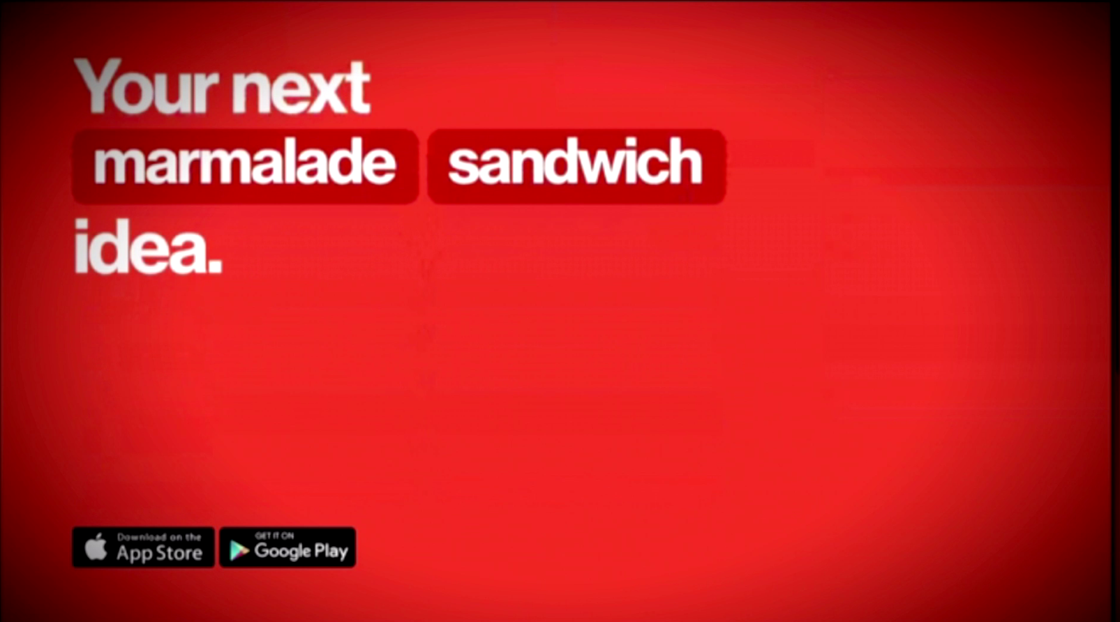 Screenshots showing the Pinterest contextual advert.