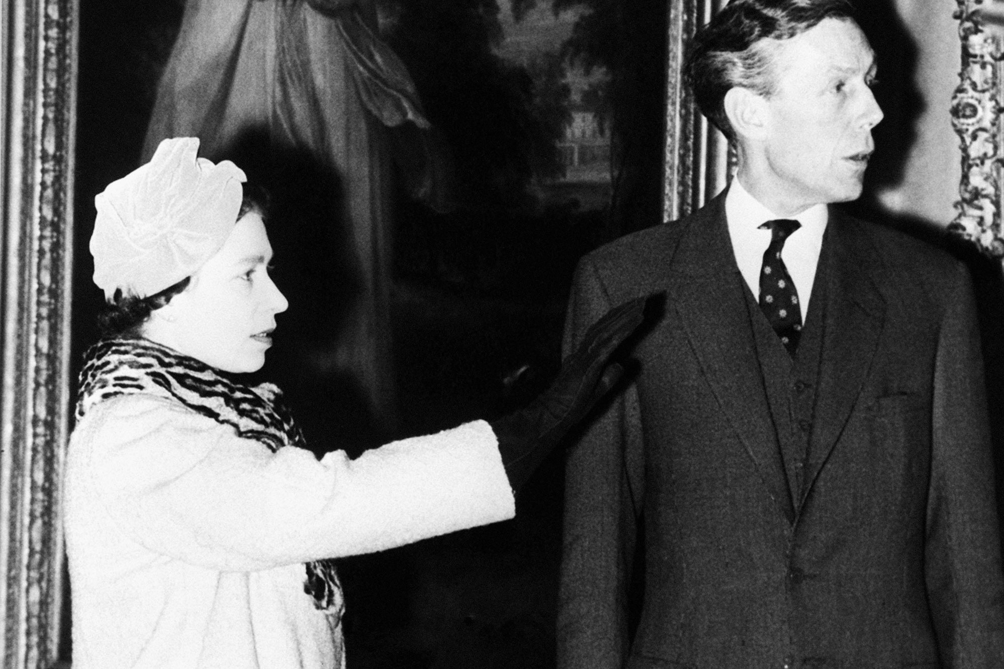 Queen Elizabeth and Anthony Blunt 